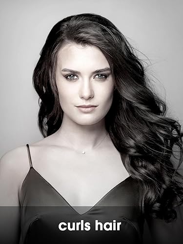 Miniatura 10 de ANGENIL Bolsa de viaje de silicona resistente al calor para plancha plana de cerámica de titanio, alisador de pelo profesional y rizador 2 en 1,