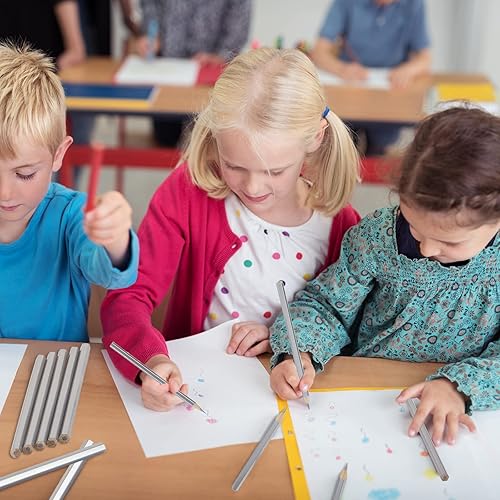 Miniatura 6 de Paquete de 48 lápices de soldadura plateados metálicos para soldadores, trabajadores de la construcción, plomeros, marcos, carpinteros, profesores,