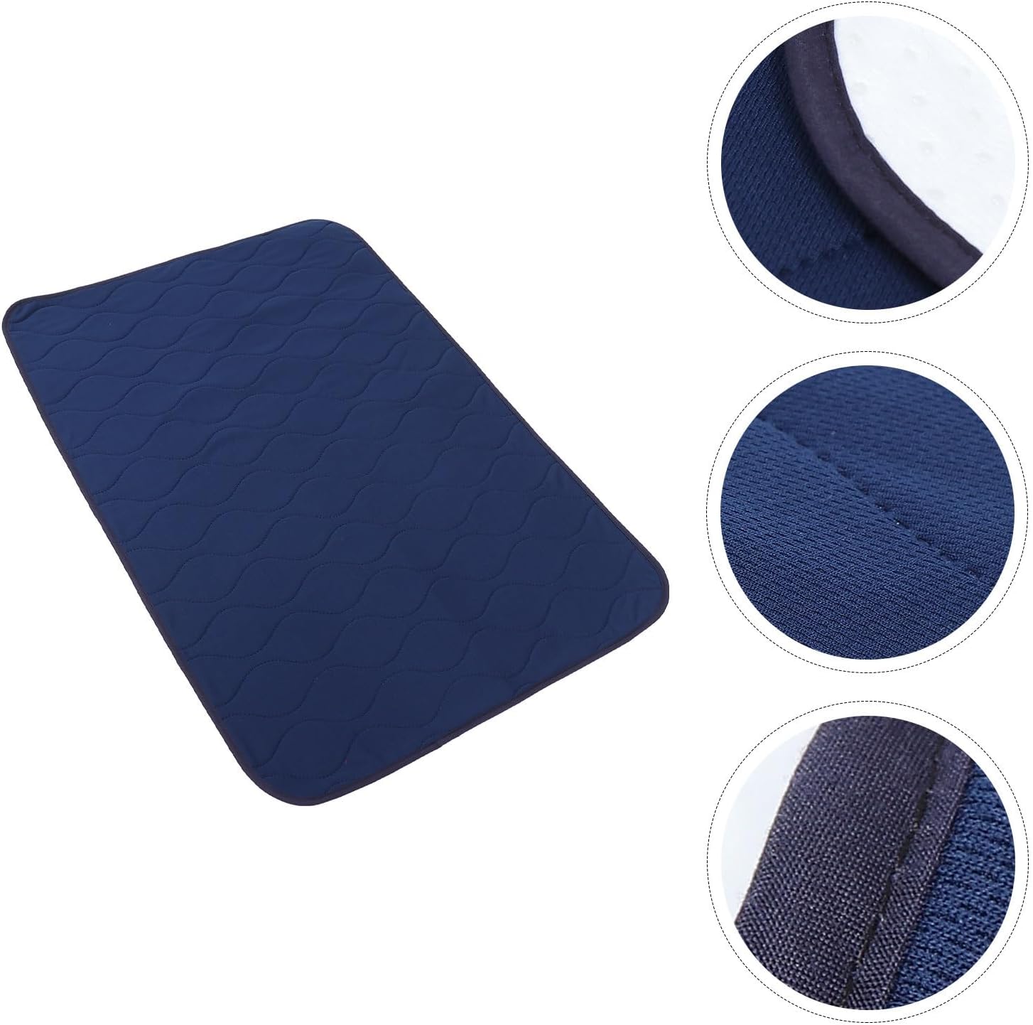Reusable Elderly Changing Pad Washable Waterproof Cloth Blue