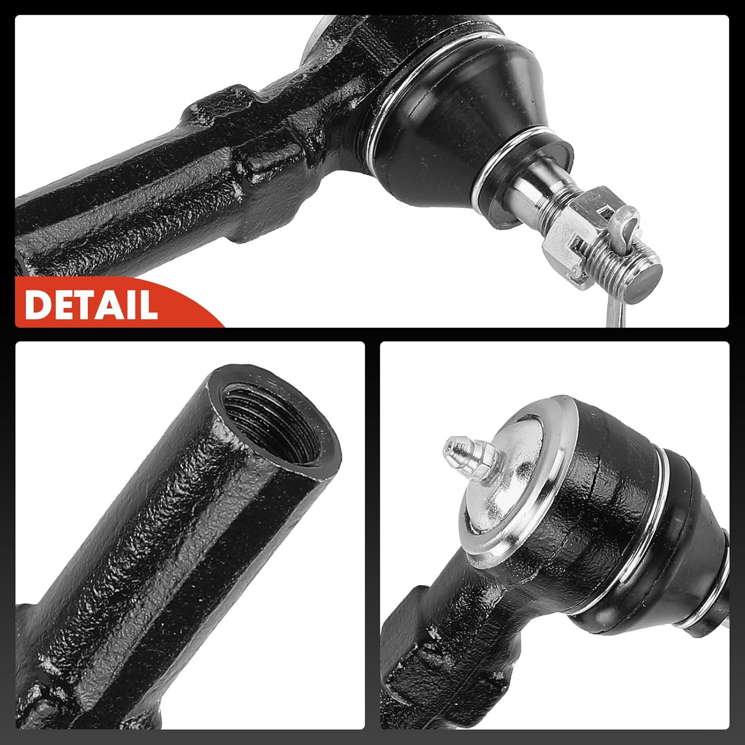 A-Premium 2 x Front Outer Tie Rod Ends, Compatible with Toyota Corolla 2009-2019, Matrix 2009-2013