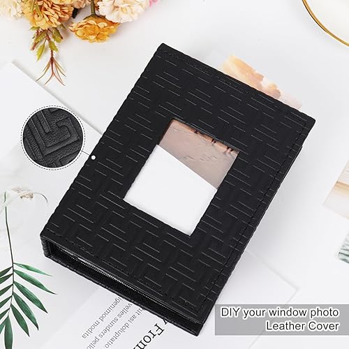 Miniatura 2 de RECUTMS - Álbum de fotos de 600 bolsillos para fotos de 4 x 6pulgadas, 5 por página, cubierta de piel sintética con diseño de rosas, para fotos de