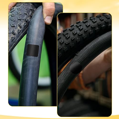 Miniatura 3 de Kit de reparación de neumáticos de bicicleta de 40 piezas, incluye 36 piezas de parches de tubo de bicicleta sin pegamento, kits de parches de