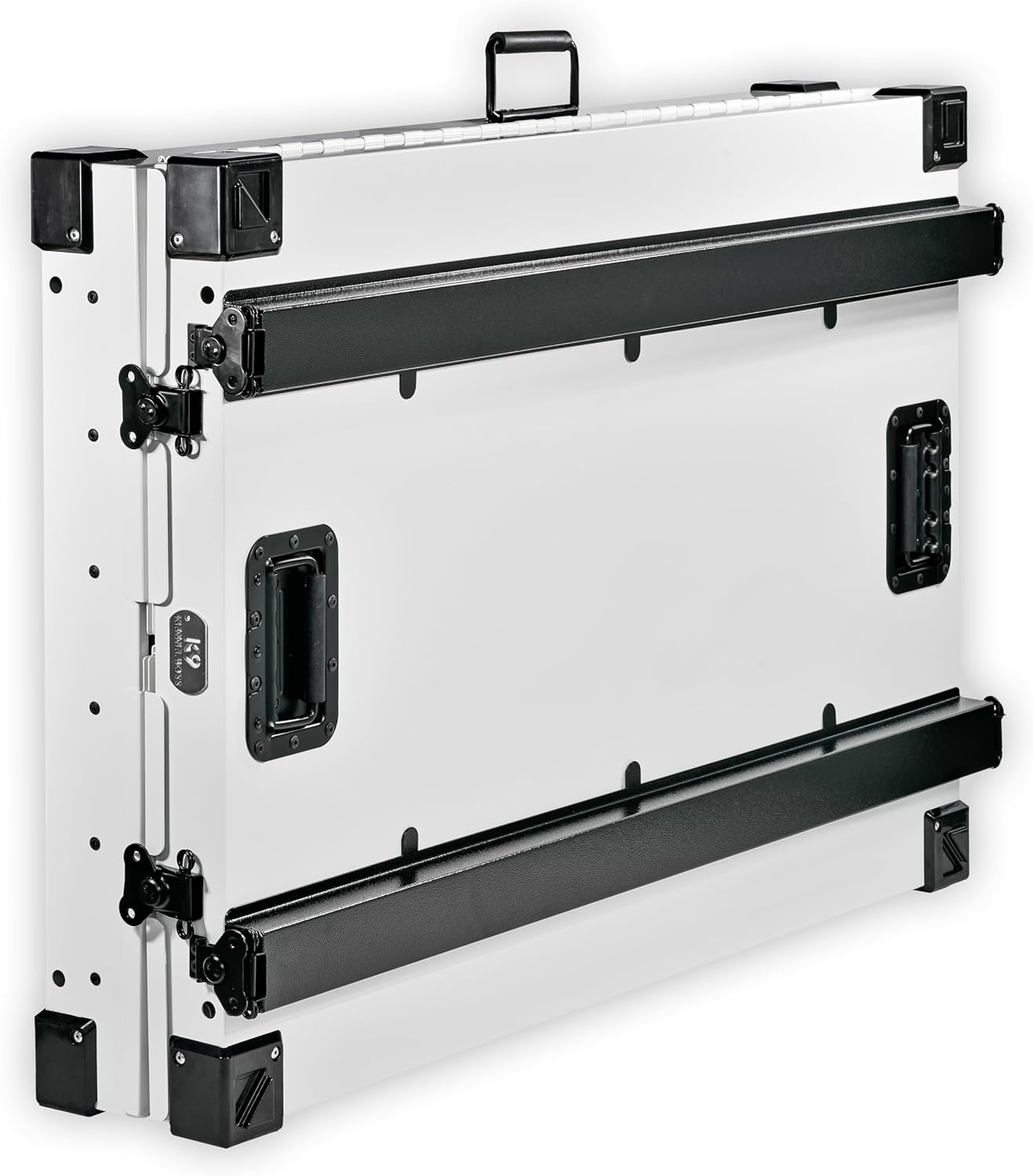K9 Kennel Boss - Heavy Duty Fully Collapsible Powder-Coated Aluminum Dog Crate - Large (White)