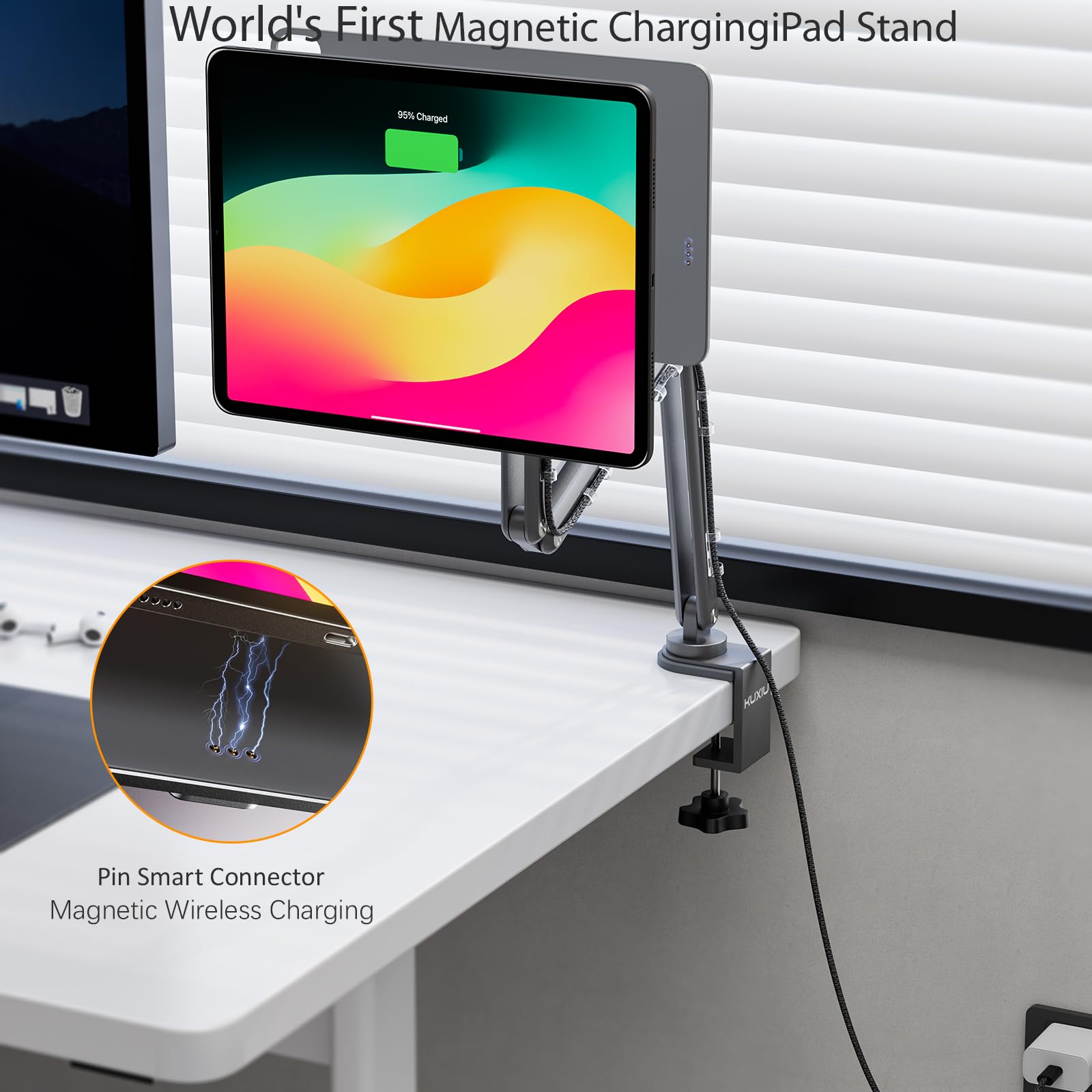 KU XIU X36 Pro Max Magnetic Charging Stand for iPad Pro 13
