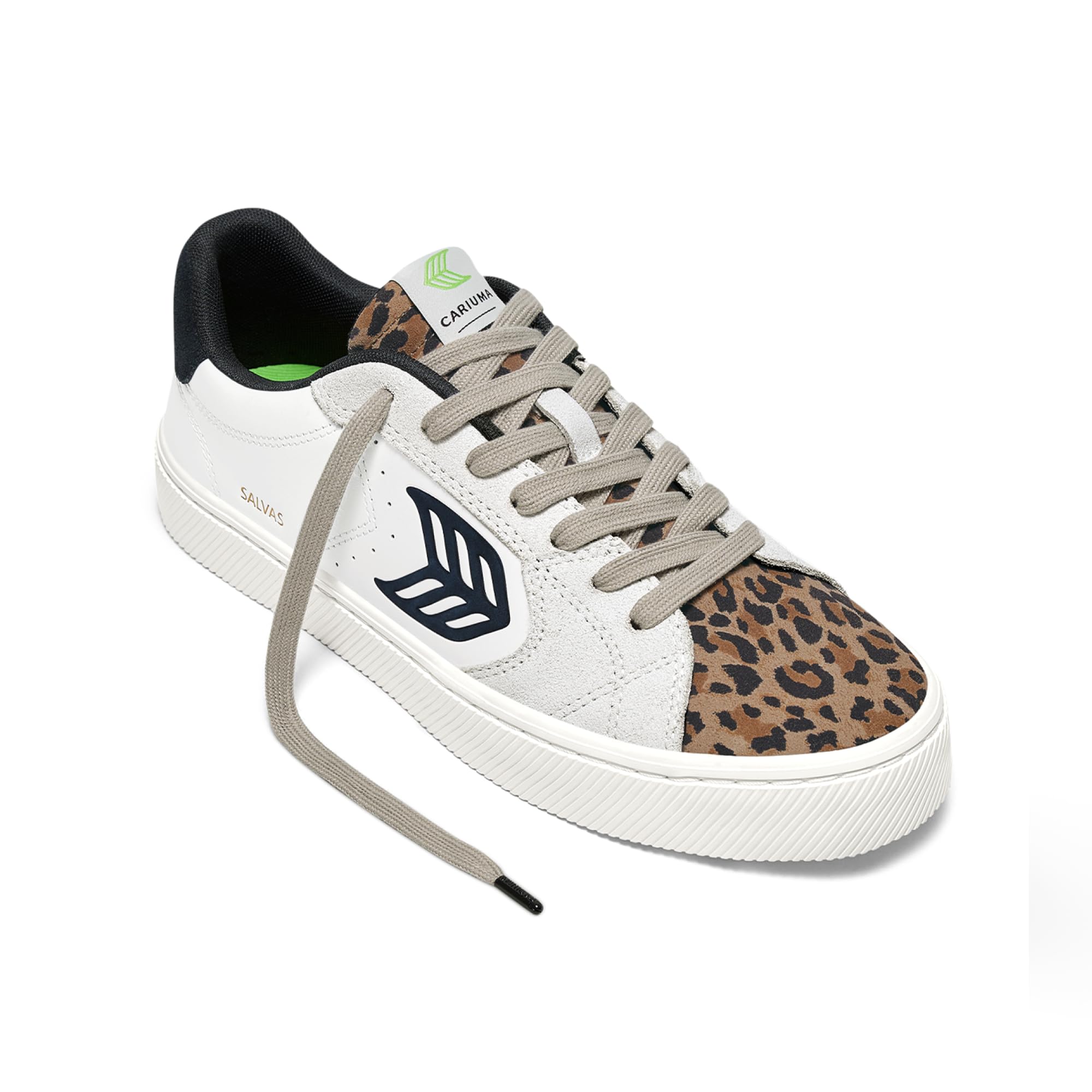 Cariuma SALVAS Premium Leather Sneakers, Comfortable Shoes for Women, Lightweight & Sustainable, Versatile Casual Footwear with 100% Vegan Insoles,