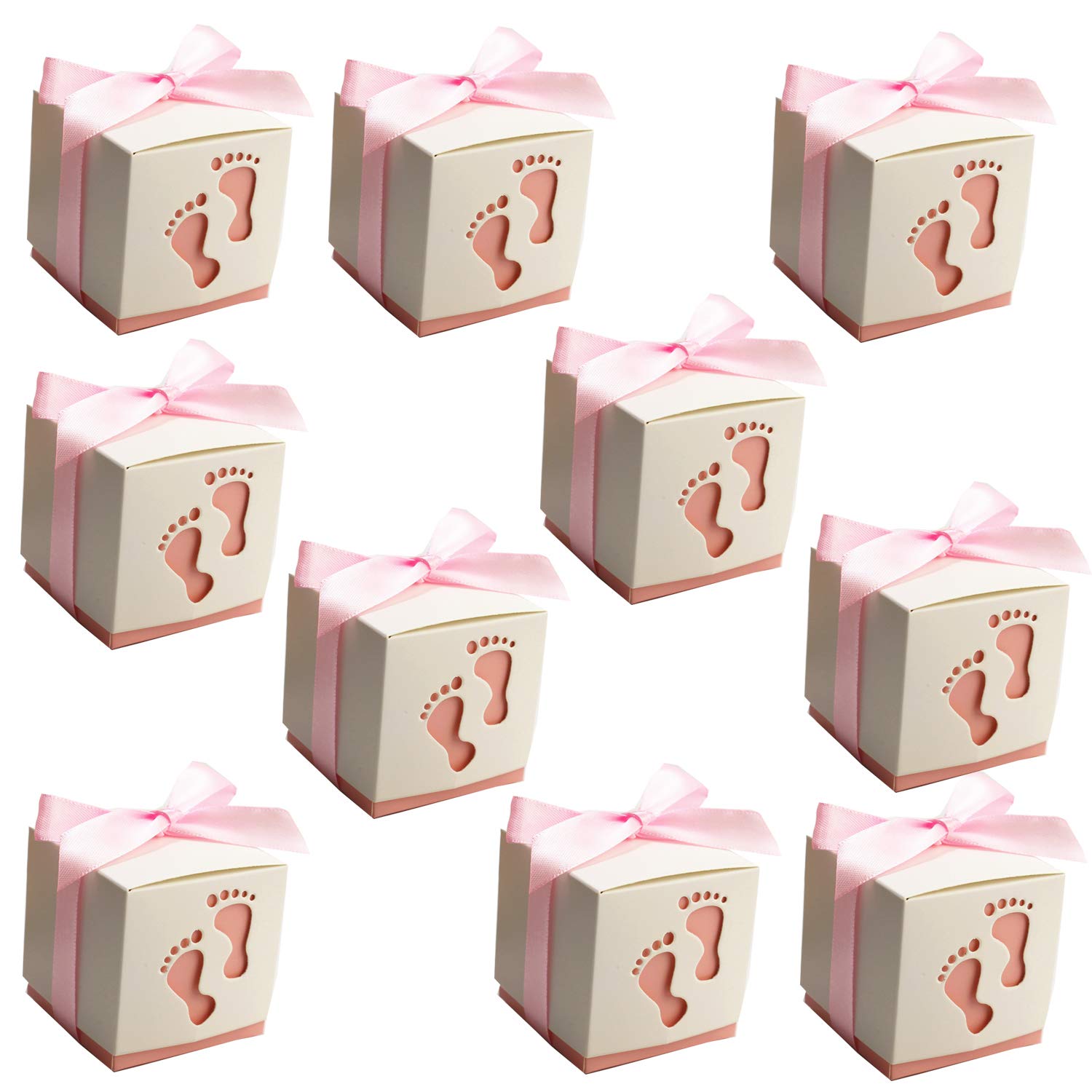 See full amazon price history chart for Rasuimpex 2.4" Mini 10Pcs Baby Shower Candy Baby Favor Box (6X6X6)Cm Gift Candy Boxes Party Favor Boxes Paper Treat Boxes With Craft Ribbon & Cute Footprints Confetti For Baby Shower Party (Pink) Rasuimpex 2.4" Mini 10Pcs Baby Shower Candy Baby Favor Box (6X6X6)Cm Gift Candy Boxes Party Favor Boxes Paper Treat Boxes With Craft Ribbon & Cute Footprints Confetti For Baby Shower Party (Pink) (B08X71R169) Amazon Price History, Amazon Price Tracker