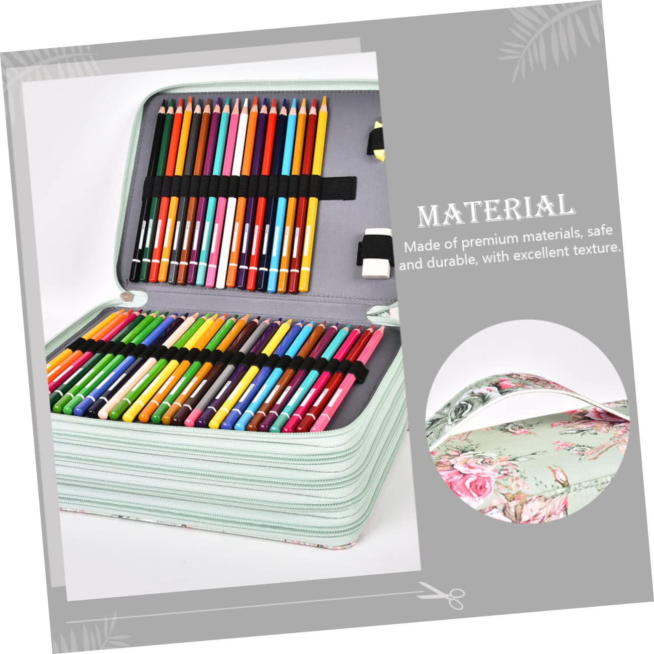 Estuche para Lápices de Dibujo Multicapa 252 Ranuras Gran Capacidad