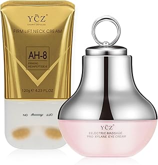 Ycz Neck-Eye Care Tightening & Revitalizing Set -Smooth of Fine Lines, Eye & Neck Treatment, Skin Moisturizer, Deep Moisturizing Skincare