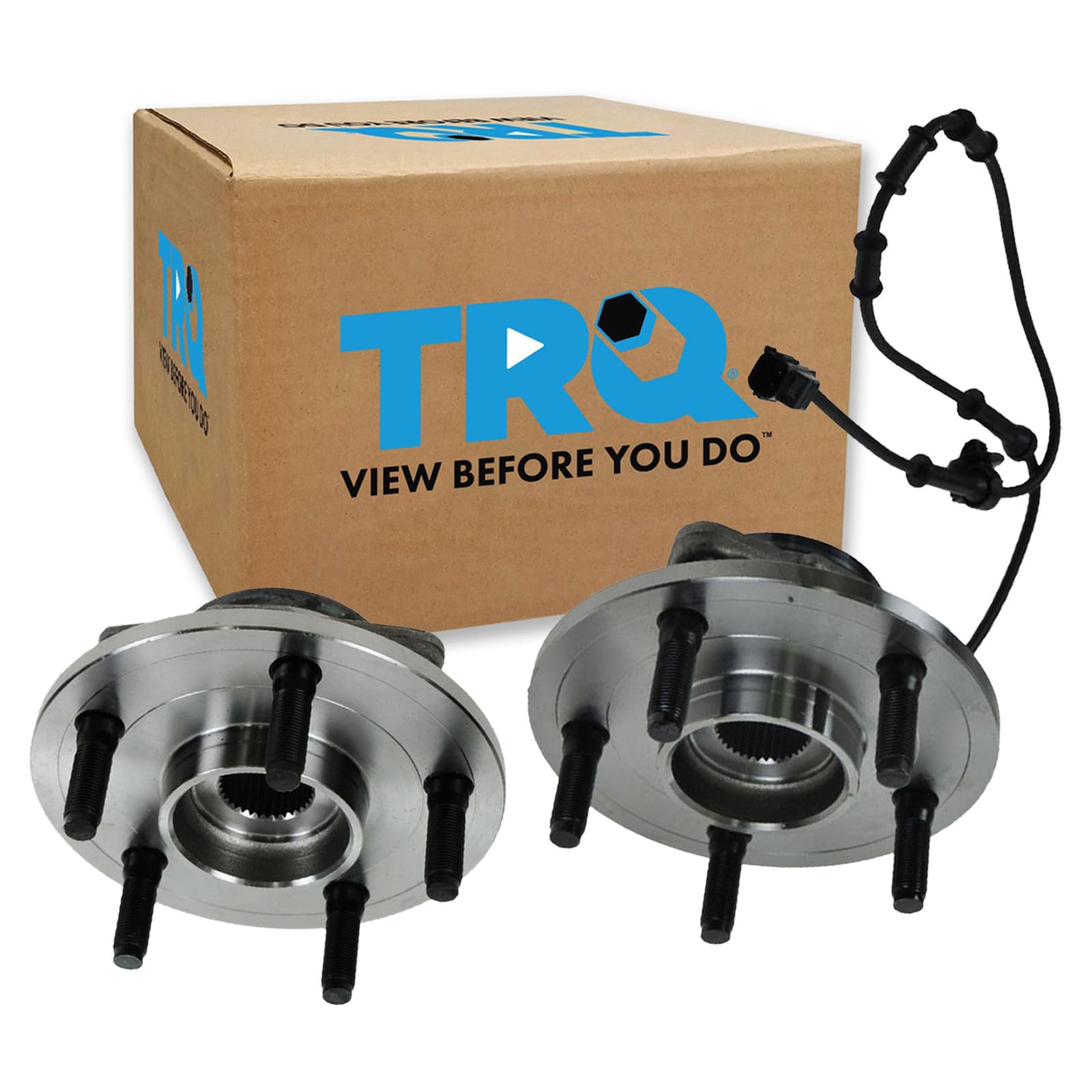 TRQ 2 Piece Wheel Bearing &amp; Hub Assembly Set
