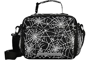 Halloween Spider Web Lunch Bag: An Eerie & Insulated Companion for Your Spooky Snacks