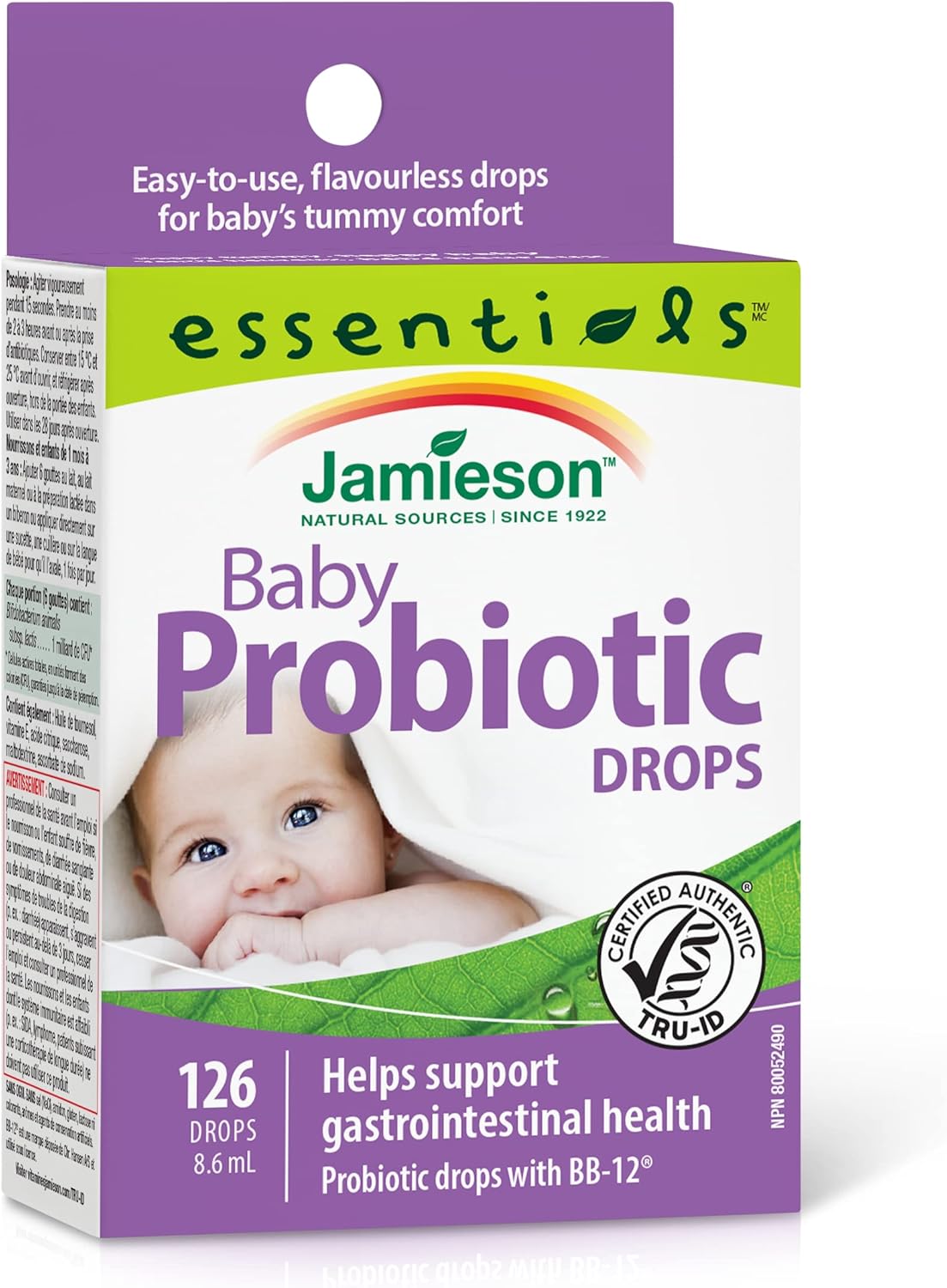 Jamieson Probiotic Baby Drops 1 Billion Active Cells (Packaging may