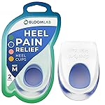 Gel Heel Pads, 2 Pack, for Achilles Tendonitis, Shoe Wedge Inserts for Plantar Fasciitis, Bone Spur, Foot Pain Relief Support, Comfort Cushion Insoles for Women/Men