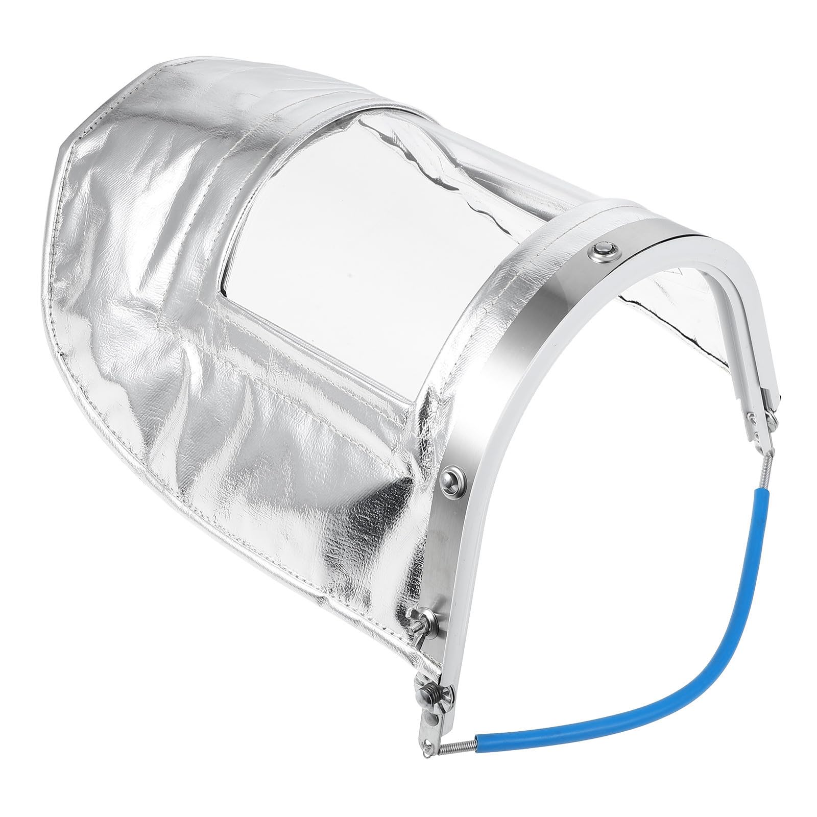 Visage en aluminium argenté transparent cuisine soudure isolation thermique