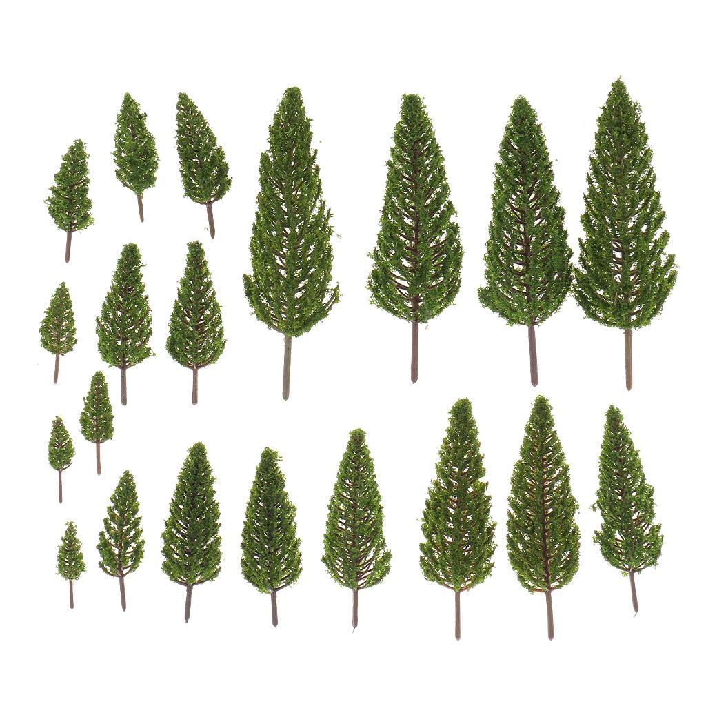 MagiDeal 70 Pz Moo Alberi Layout Ferrovia Diorama Paesaggio Giardino Scenario Albero, Confezione a