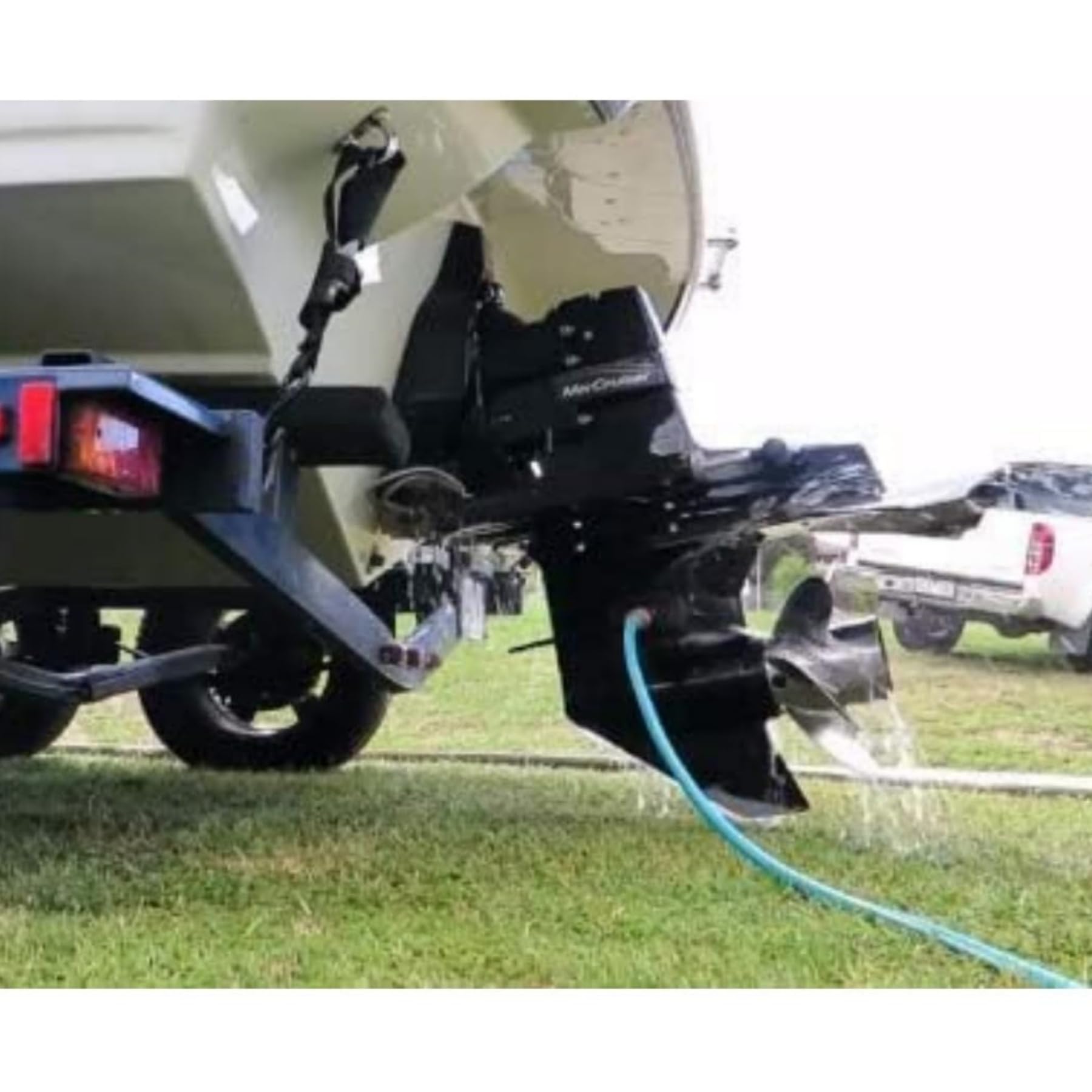 Rechteckiger Außenbordmotor, Wasserspüler, Ohrenschützer, Motorspüler, Außenbord-Wassermuffs, Bootsmotor-Muffs