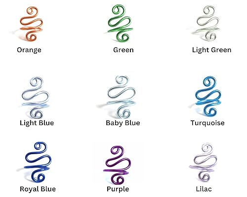 Miniatura 3 de Crochet Tension Ring  ZigZag Wire Wrapped Knitting or Crochet Tool  Crochet Gifts and Accessories Active