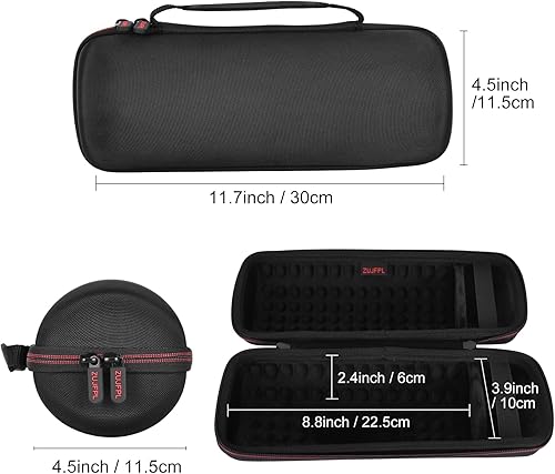 Miniatura 17 de Funda rígida de EVA para JBL Charge 5 / Charge 4 Bluetooth portátil altavoz, compatible con JBL Charge 4 / Charge 5 Premium Travel Protective Bolsa