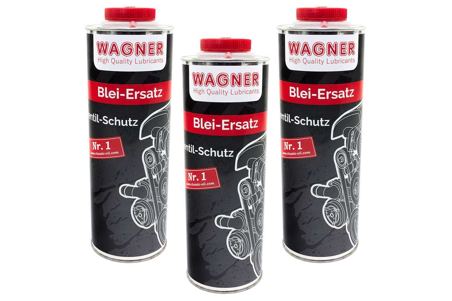 Blei Ersatz Bleiersatz 3 Liter WAGNER Zusatz Kraftstoff Additiv Benzin lead fuel