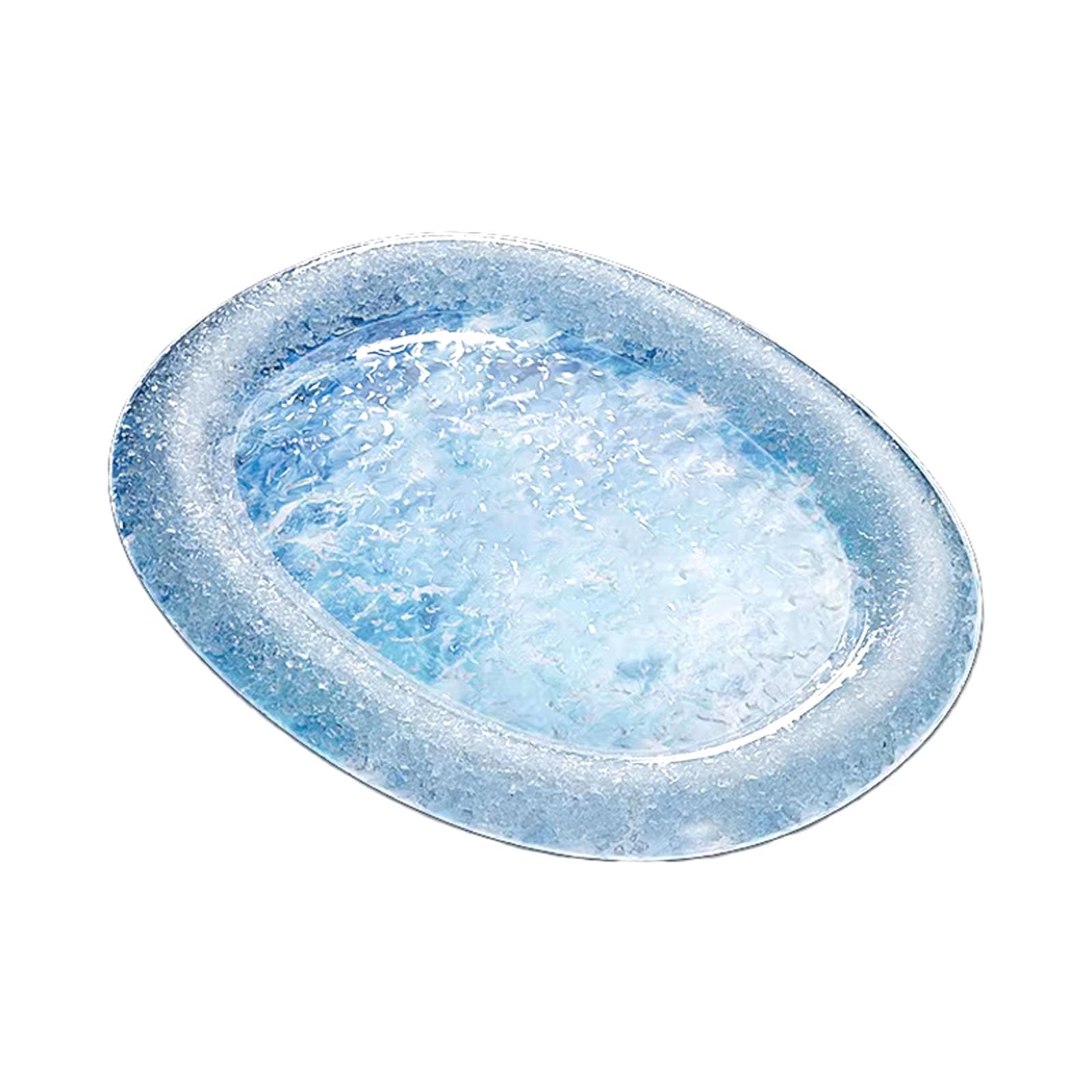 Generico Tappetino Refrigerante Cane Ovale, 103x77cm Tappeto Rinfrescante per Cani Gatti, Cuccia Refrigerante Lavabile, Cuscino Raffreddamento in Nel Caldo Estate, per Animali di Piccola Media Grande