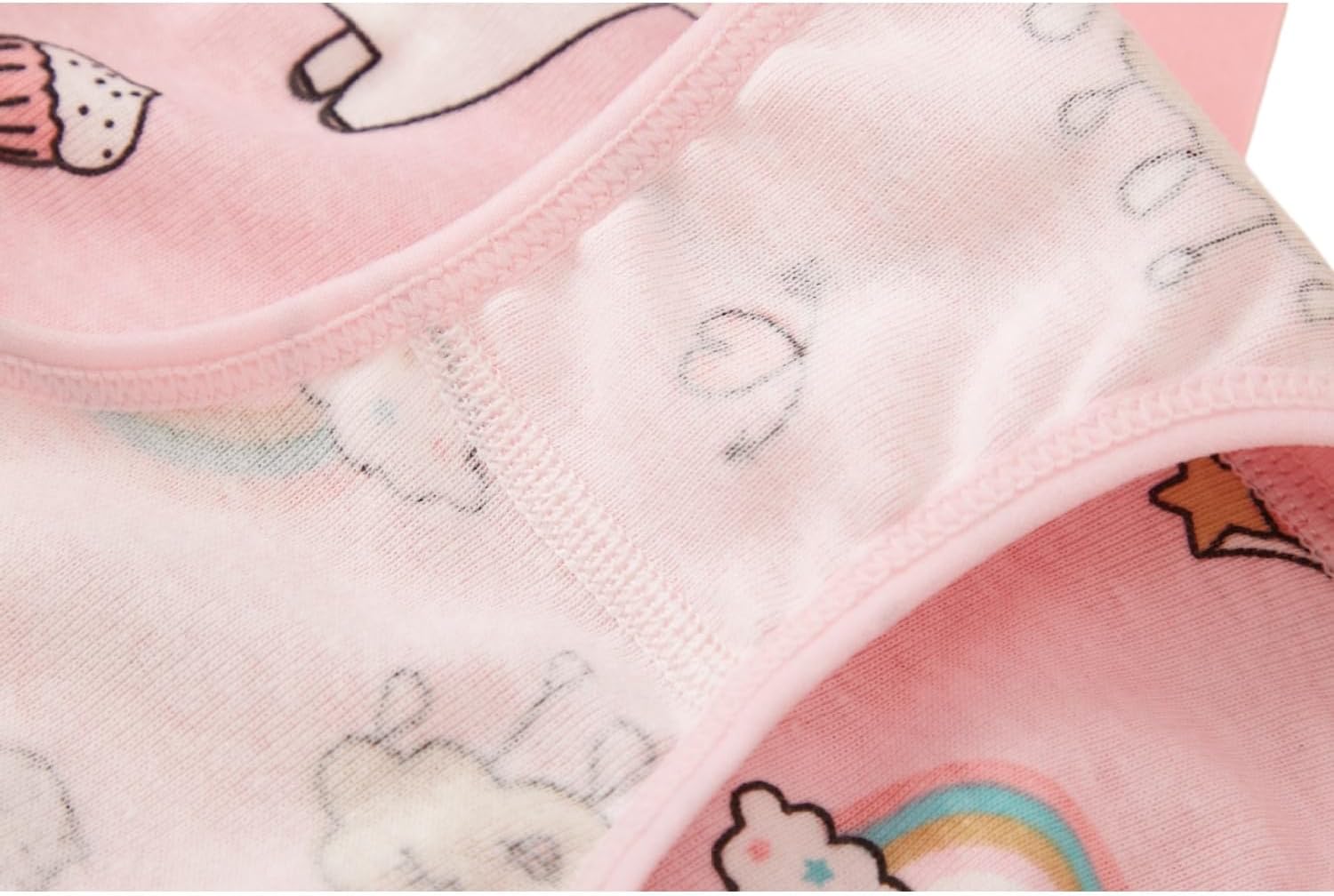 3 Pack Girls' Briefs Toddler Pure Cotton Panties Soft Underwear