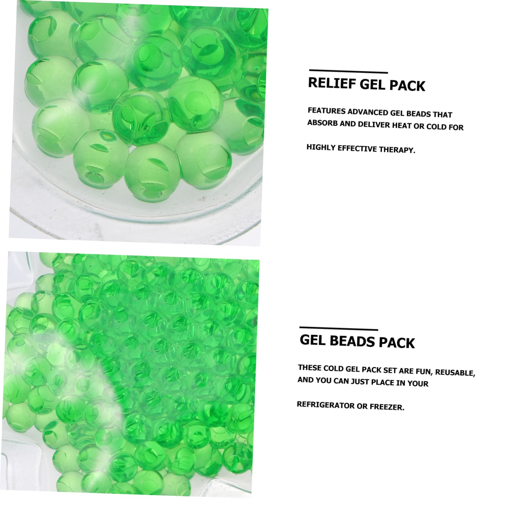 CALLARON 4pezzi Pacchi Impacco in Gel Caldo-freddo Impacco in Gel Riutilizzabile per Alleviare Terapeutico per Terapia Calda e Fredda