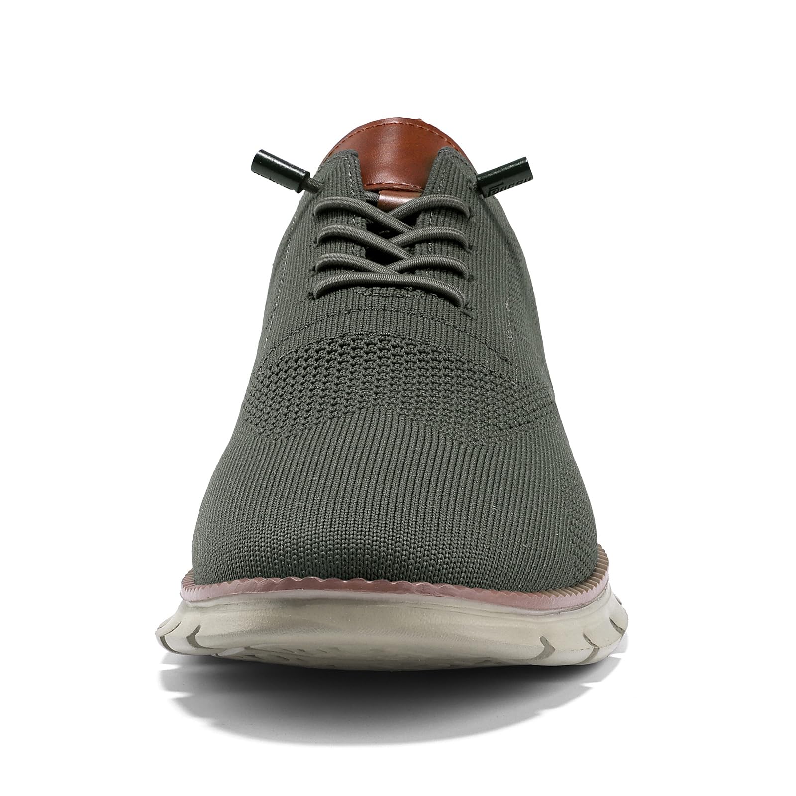 Wearbreeze - Tenis Oxford casuales de negocios para hombre, zapatos de vestir ligeros con cordones para el trabajo, viajes y viajes diarios