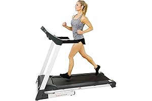 Sunny Health Premium Folding Treadmill with Power Incline