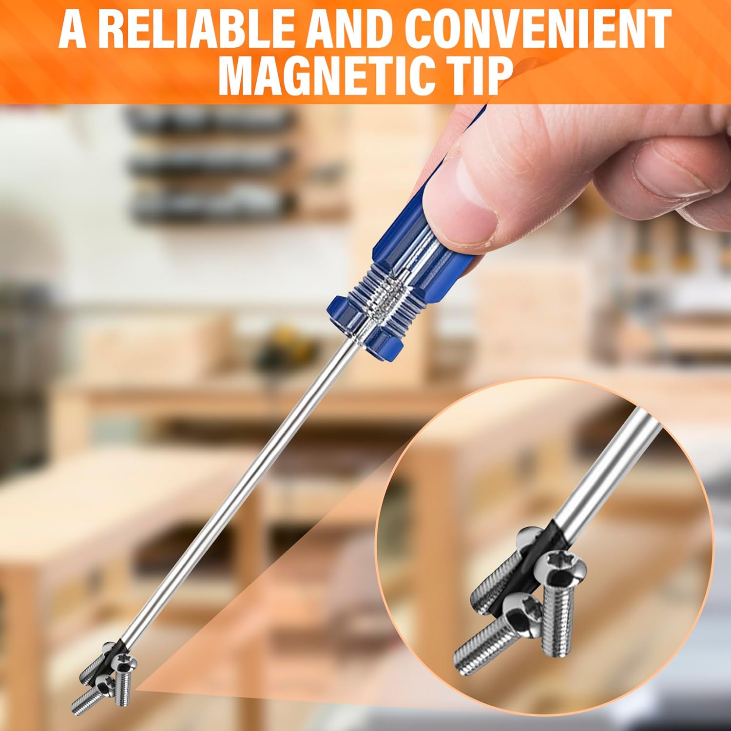 2-Pack T8 Torx Screwdriver - Good for Repair Work, DIY, Electronics & Controllers | Durable Carbon Steel Torx T8 Screwdriver 5.11", Quality Magnetic Head, Non-Slip Handle TR8 driver