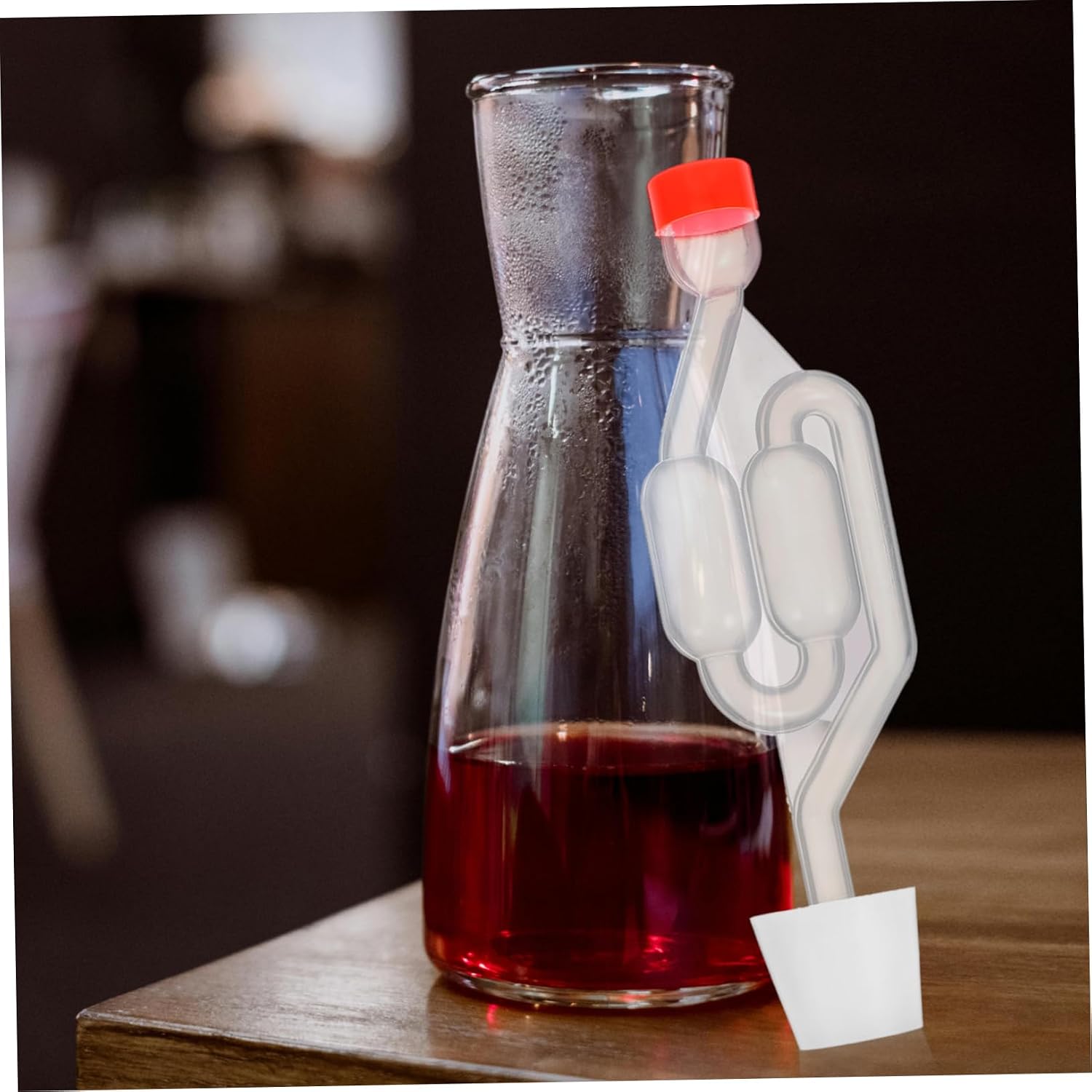 S-shape Airlock with Stopper Silicone PP 3 Sets for Wine Fermentation