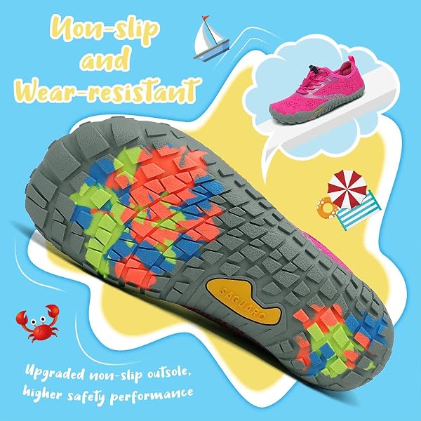 Saguaro Zapatos de Trail Niños Niñas Zapatos Deportivos Transpirable Antideslizante - 5