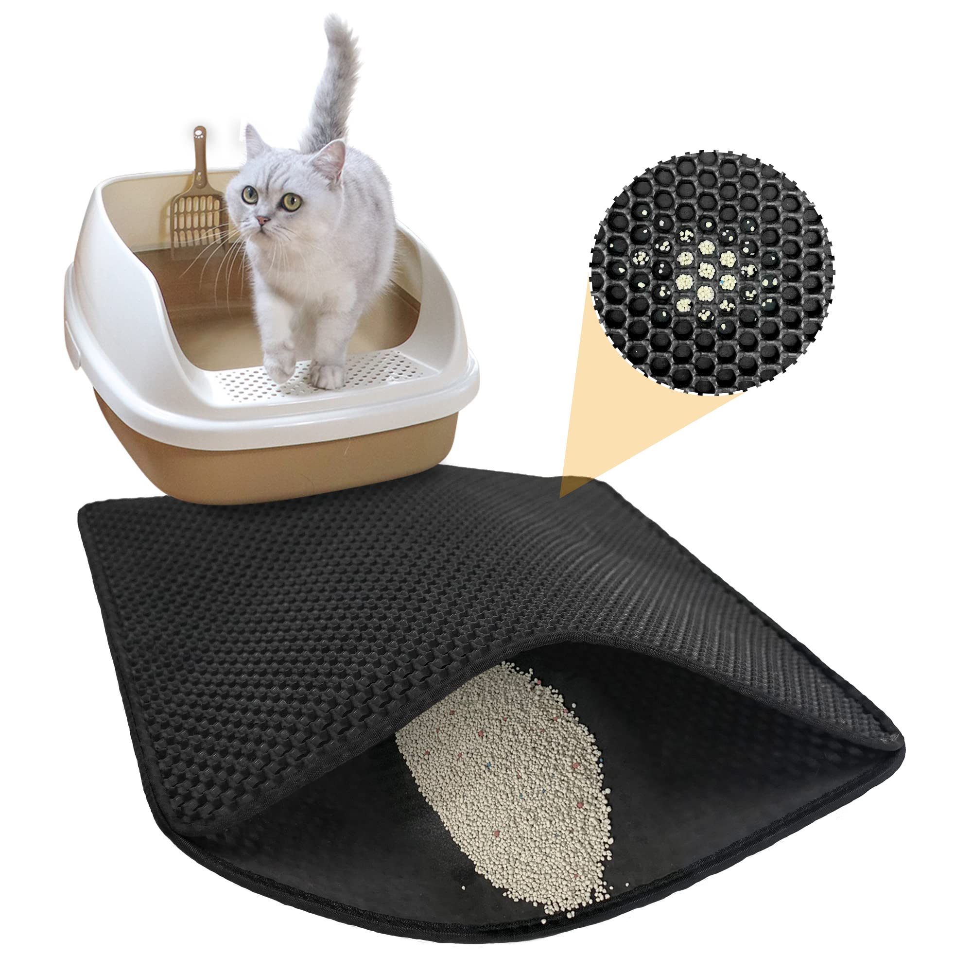 double layer cat litter box