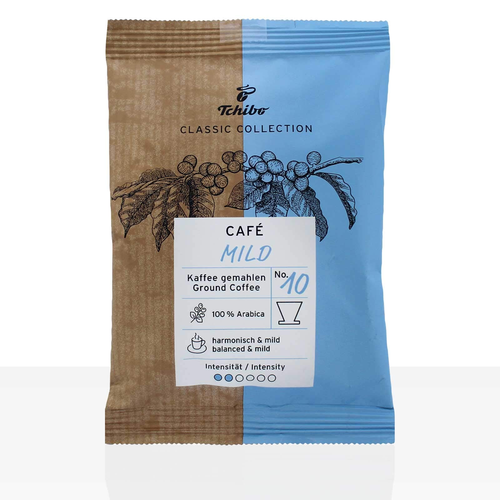 Tchibo Professional Cafe Classic Mild - 80 x 60g Kaffee gemahlen, Filterkaffee