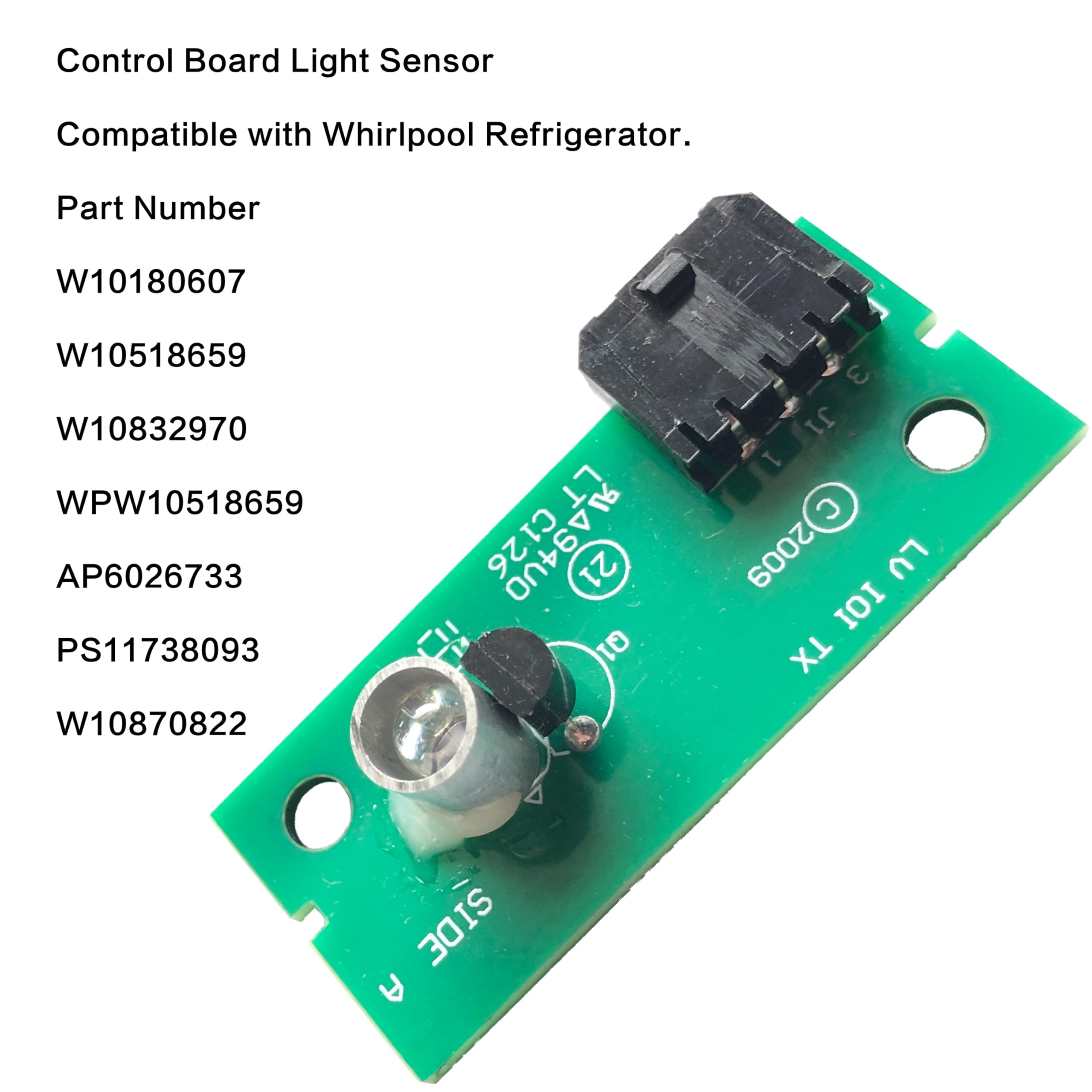 Amazon.com: W10870822 Refrigerator Ice Level LED Emitter Control