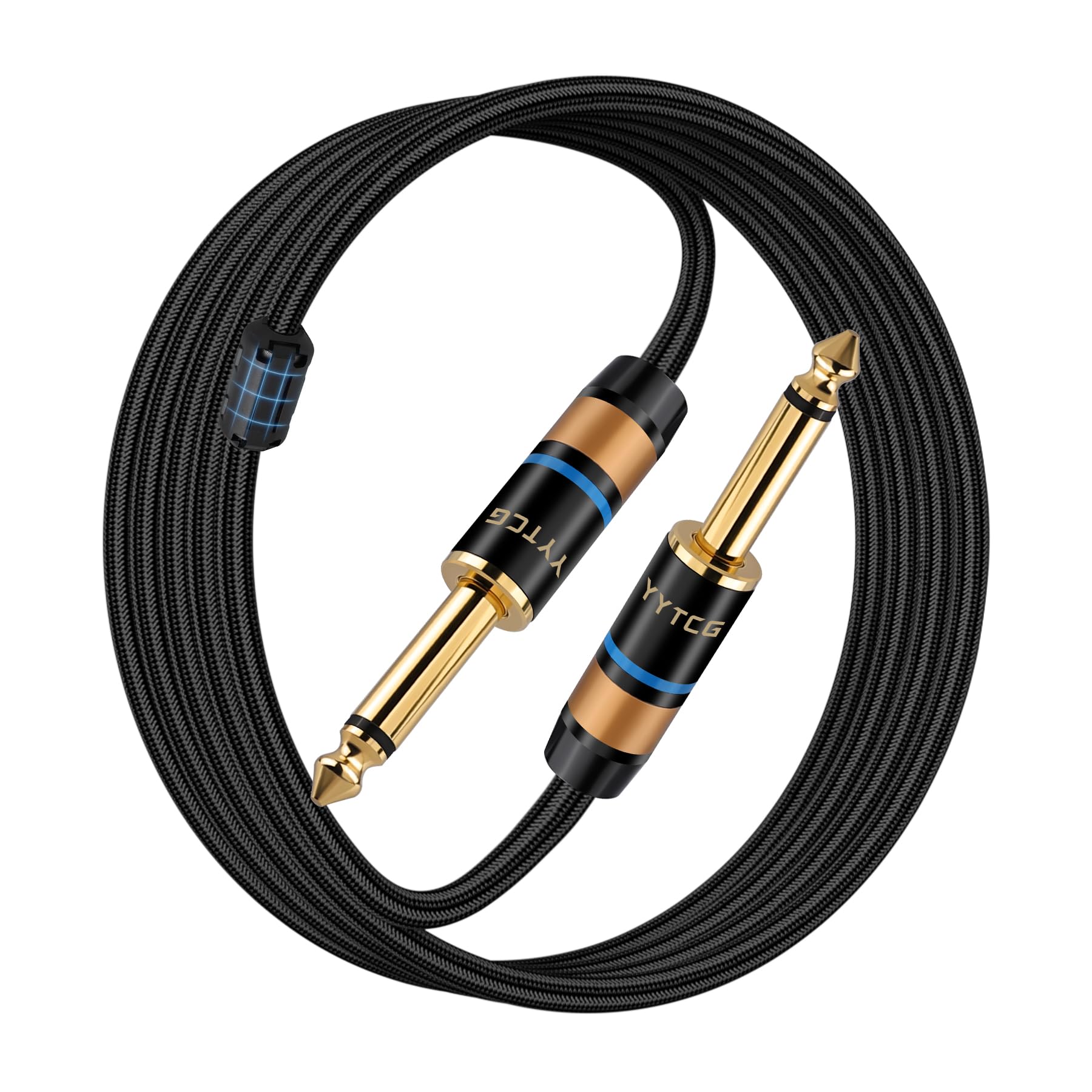 Premium Guitar Cable - 26ft OFC Shielded -9 Premium Guitar Cable - 26ft OFC Shielded -9
