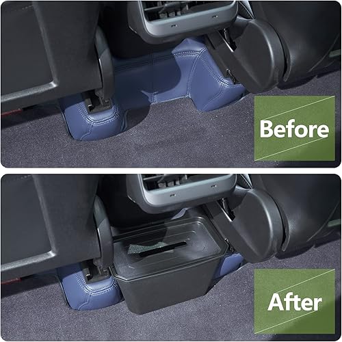 Miniatura 2 de SDPVorn Tesla Model Y Accessories - Caja de almacenamiento organizadora de maletero para Tesla Modelo Y 2021 2022 2023 de plástico múltiples