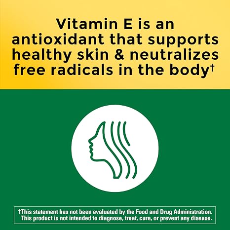 Nature Made Vitamin E 180 mg (400 IU) dl-Alpha, 100 Softgels