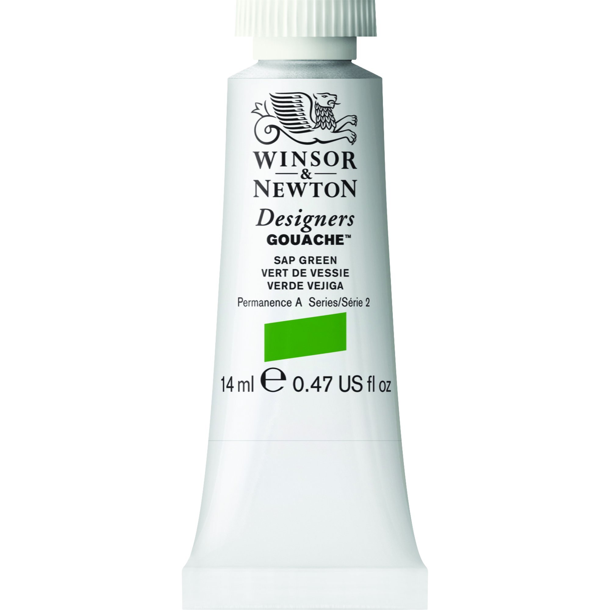 Winsor & Newton 14ml Designers Gouache Tube - Sap Green