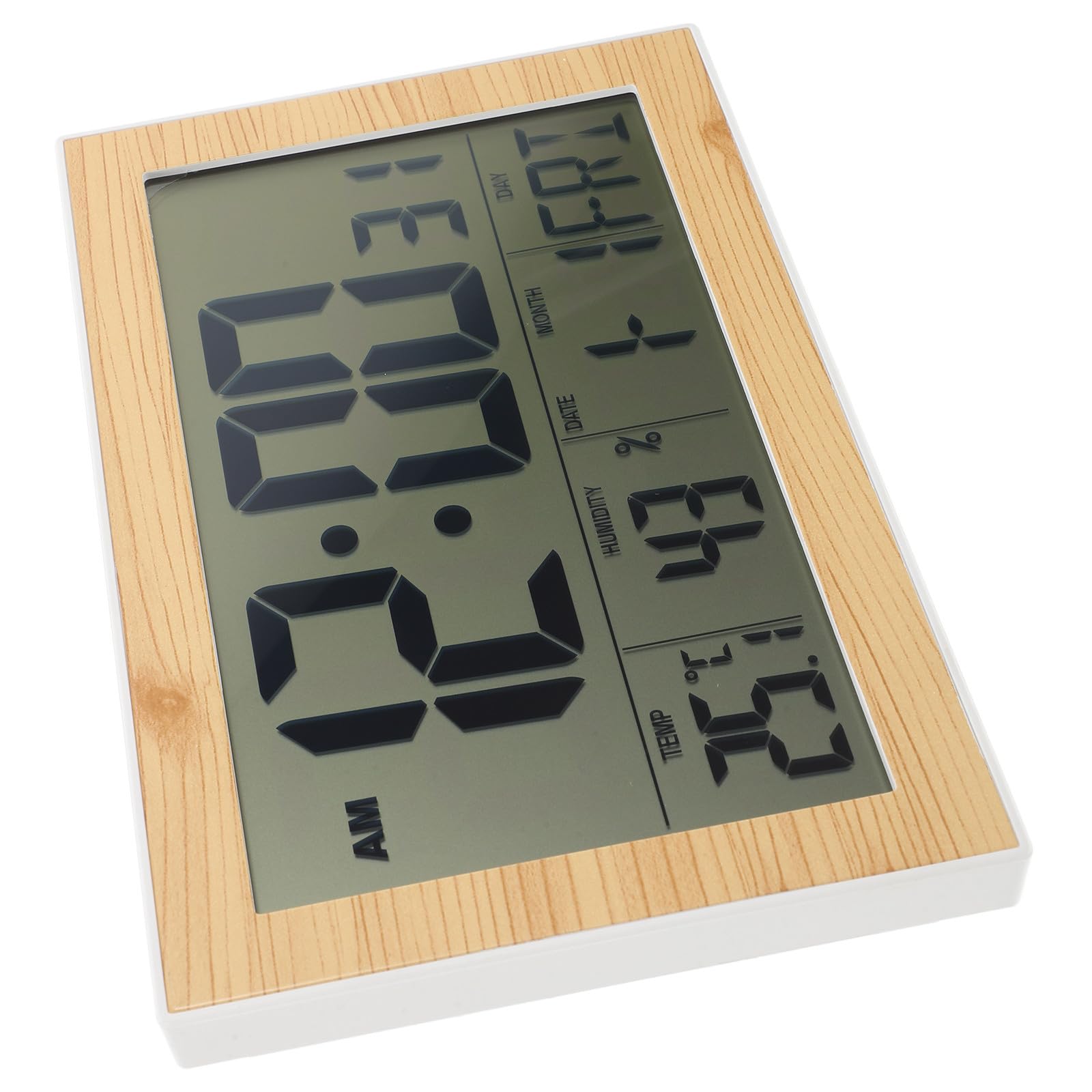 INOOMP Reloj Despertador Digital de Sobremesa Pantalla Grande y Termómetro