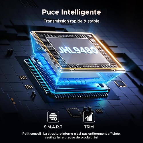 UGREEN 80 Gbps Boîtier M2 SSD NVMe Compatible avec Thunderbolt 5 4 et USB 4 - 3