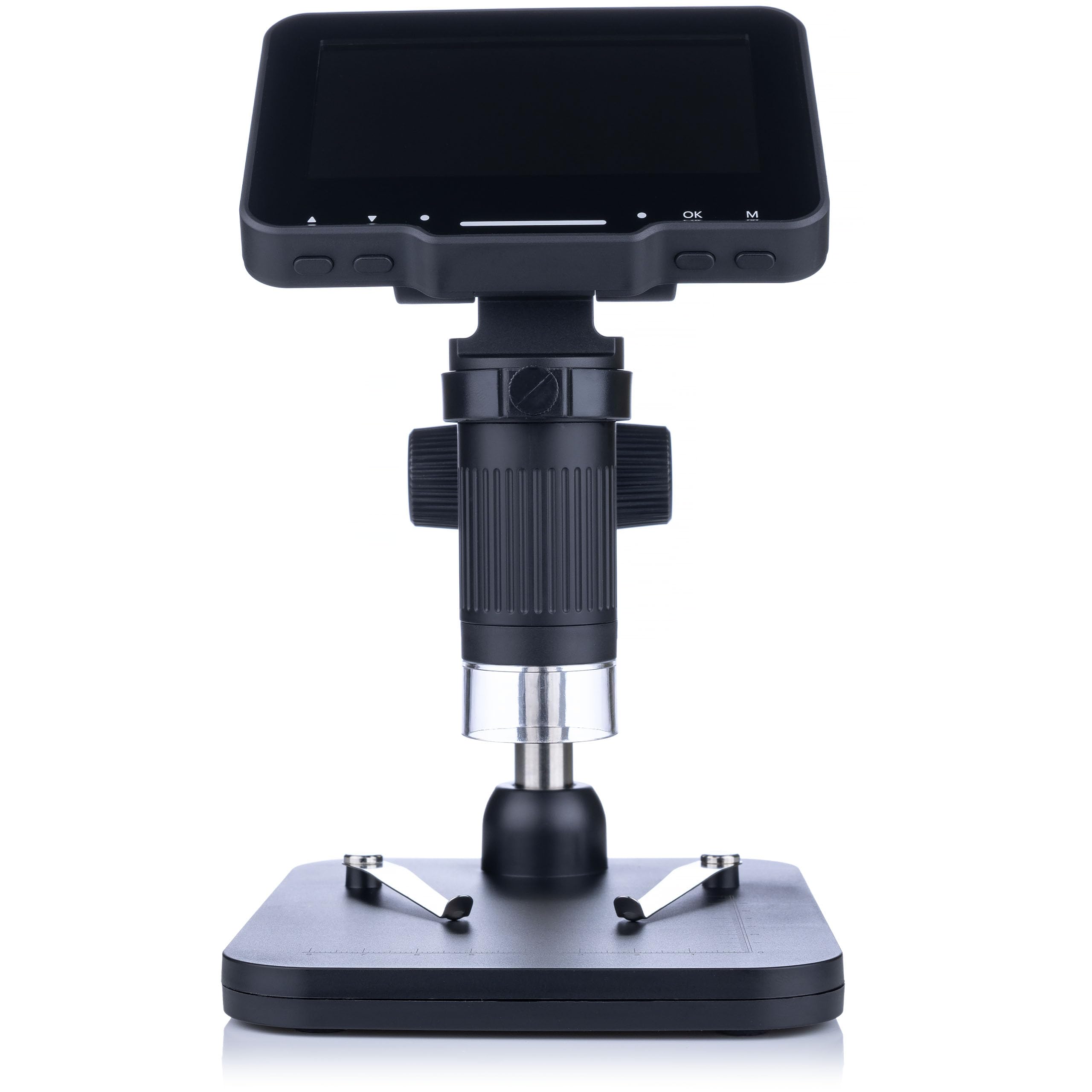Rosfix Microscopio Digitale LP043-Z01C – Display LCD 4,3", Zoom Digitale, 8 LED Regolabili, 12MP, USB-C | Analisi Elettronica, Biologia, Gioielli | Microscopio Portatile
