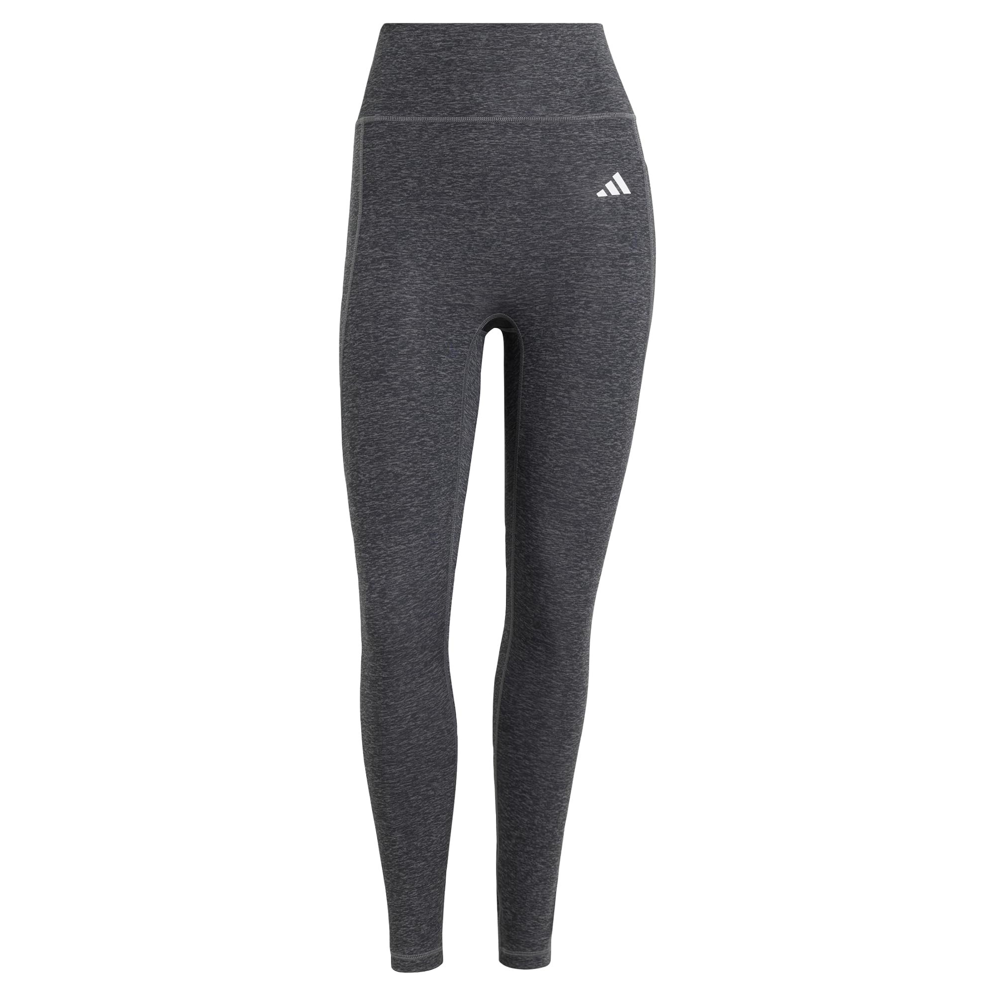 adidas Women's Optime Essentials Workout Heather 7/8 Leggings Tights, grey four mel, XL