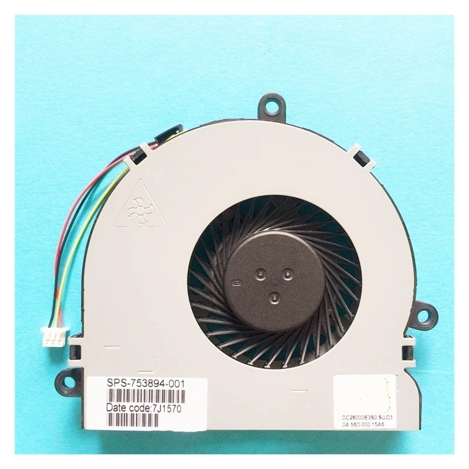 Ventola di Raffreddamento CPU per Laptop, Compatibile con Dell, 3 pin