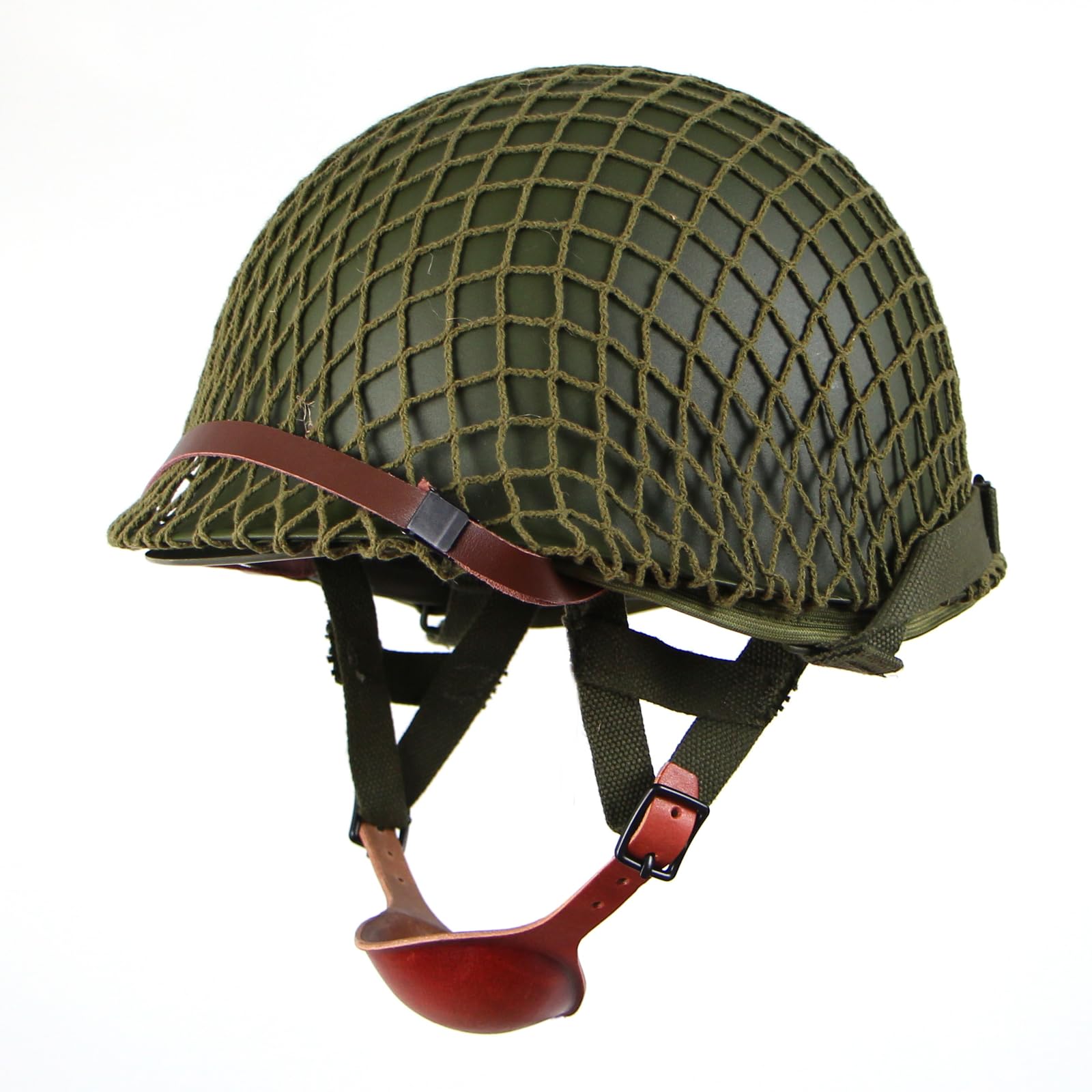 Airborne WW2 US M1C Helmet with Cover 506th Parachute Jump Version