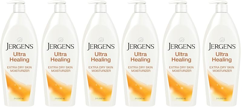 Loção corporal Jergens Ultra Healing, 621 mL, pacote com 6