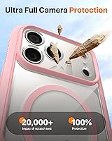 Vista 96 de Diaclara - Funda diseñada para iPhone 15 Plus de 6.7 pulgadas, transparente, cuerpo completo, con protector de pantalla, resistente de protección