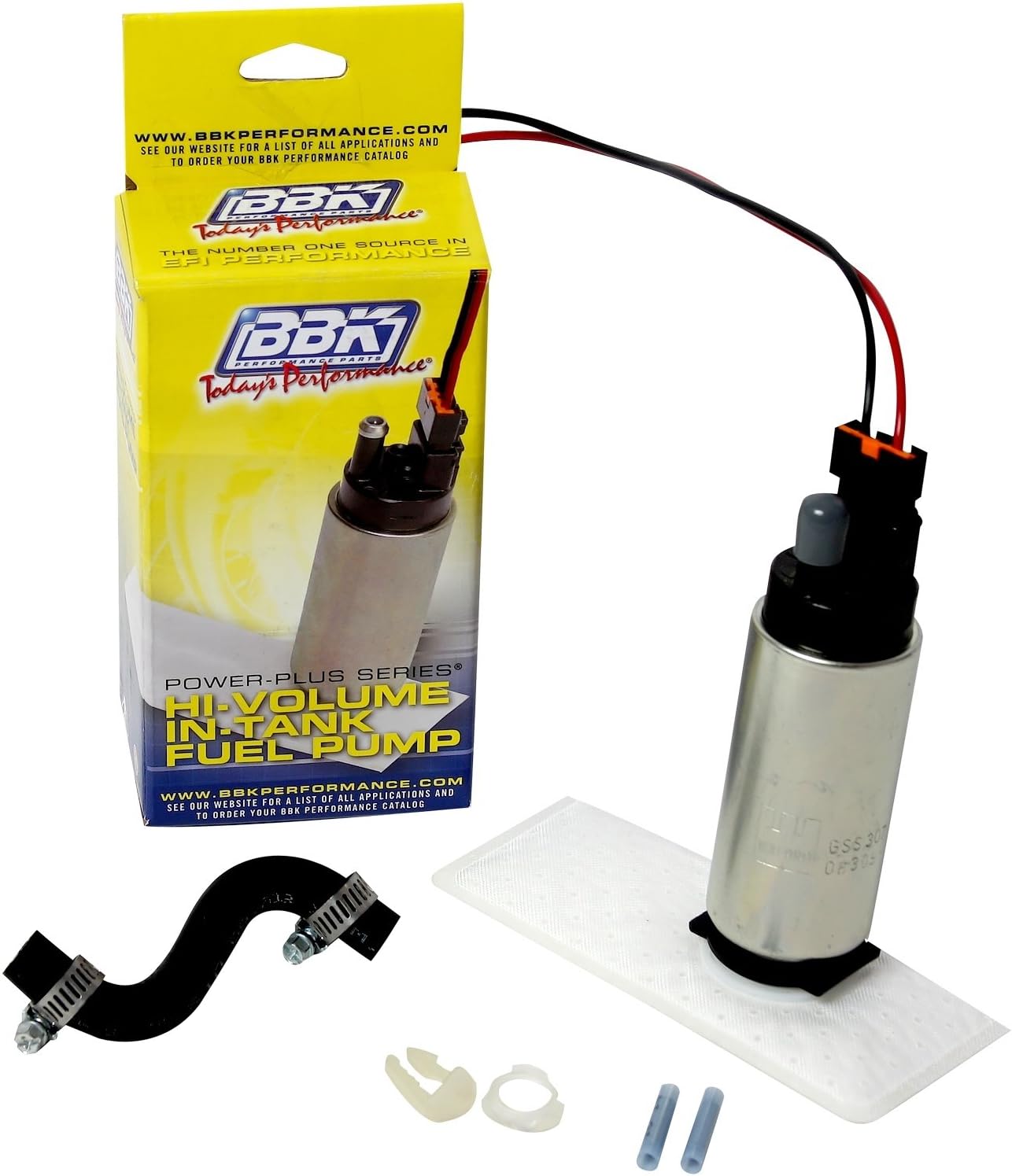BBK Performance 1606 190 LPH Direct Fit Replacement High Flow In-Tank Fuel Pump Kit for Ford Mustang
