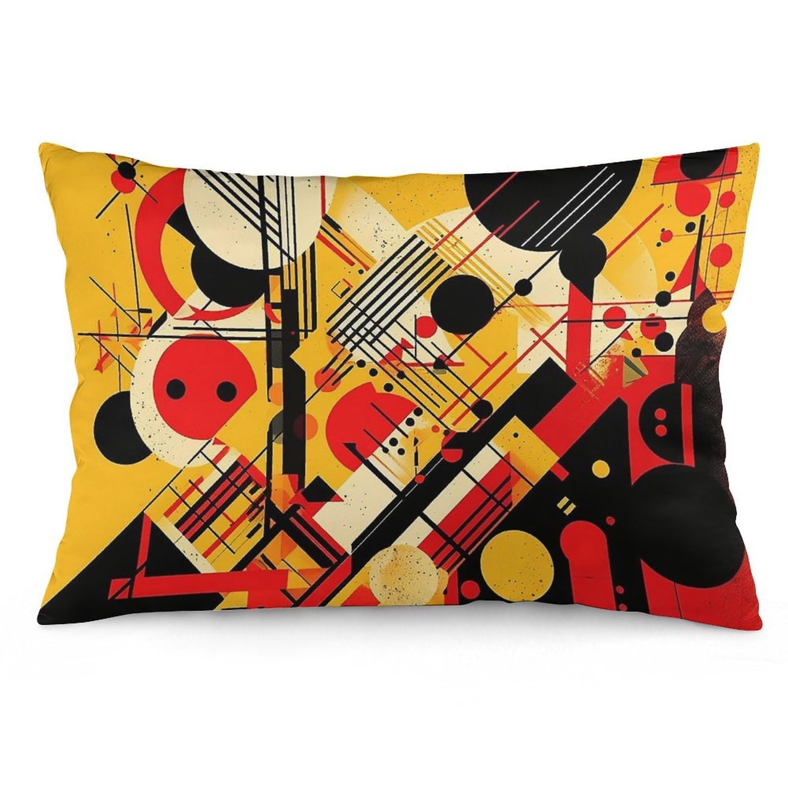 NTVOWPZO 2 Pack Decoration Throw Pillow Covers 16 "x24 Pillowcases Covers Patterns of Different Shapes Pillowcases Modern Farmhouse Home Decor Sofa Cushions Covers for Couch Bed Living Room