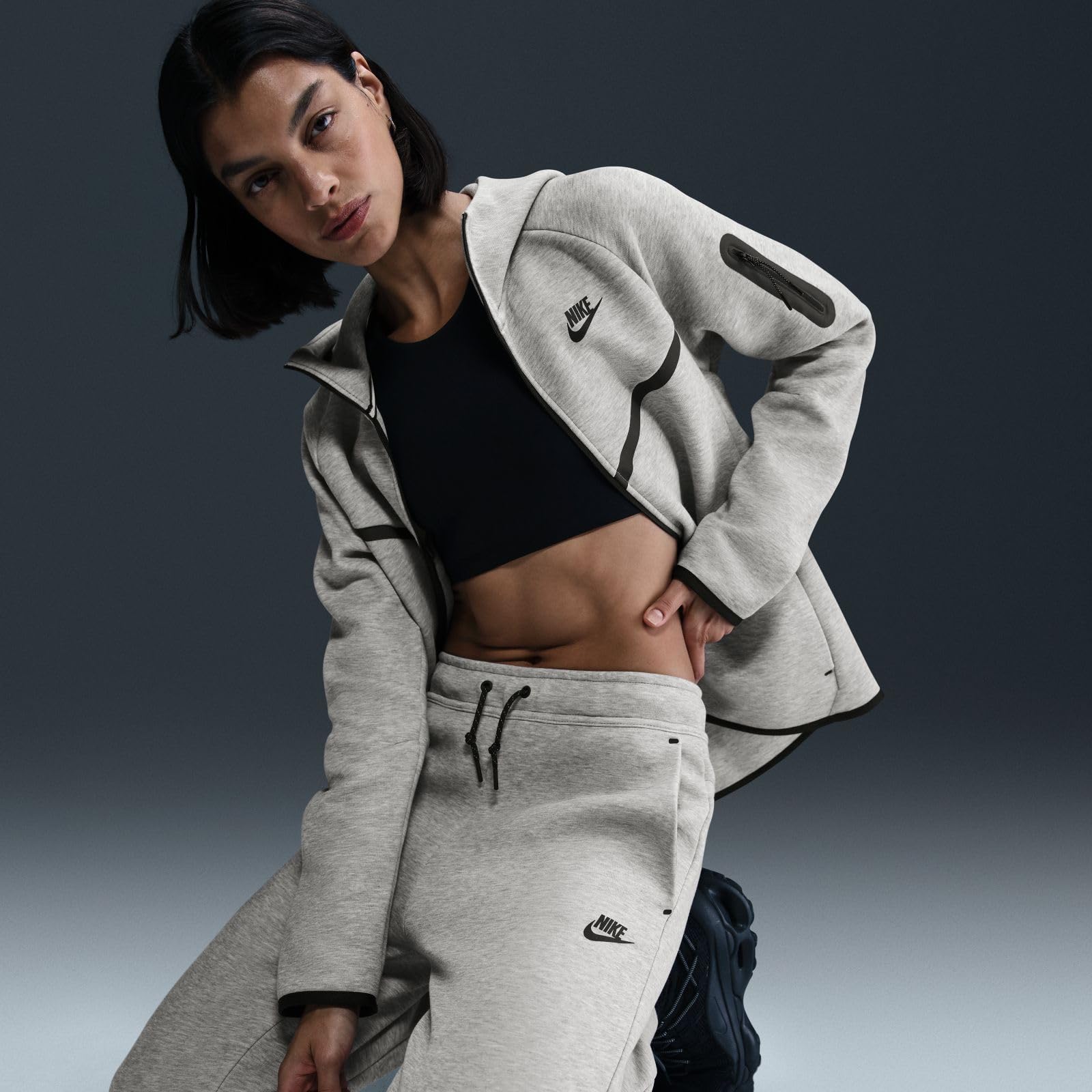 NIKE Nsw Tch Flc Mr 2 - Spodnie dresowe Kobiety