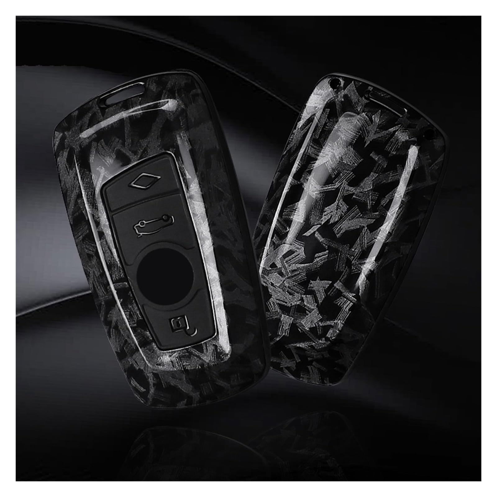 Etui na klucze z włókna węglowego ABS do modeli BMW 1 3 5 7 Series X1-X6 F/G
