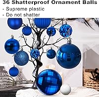 Vista 85 de Bubblegun Rosa - Bolas Pequeñas de Navidad de 1.6 Pulgadas, Adornos de Decoración para Árbol de Navidad, Bolas Colgantes Inastillables